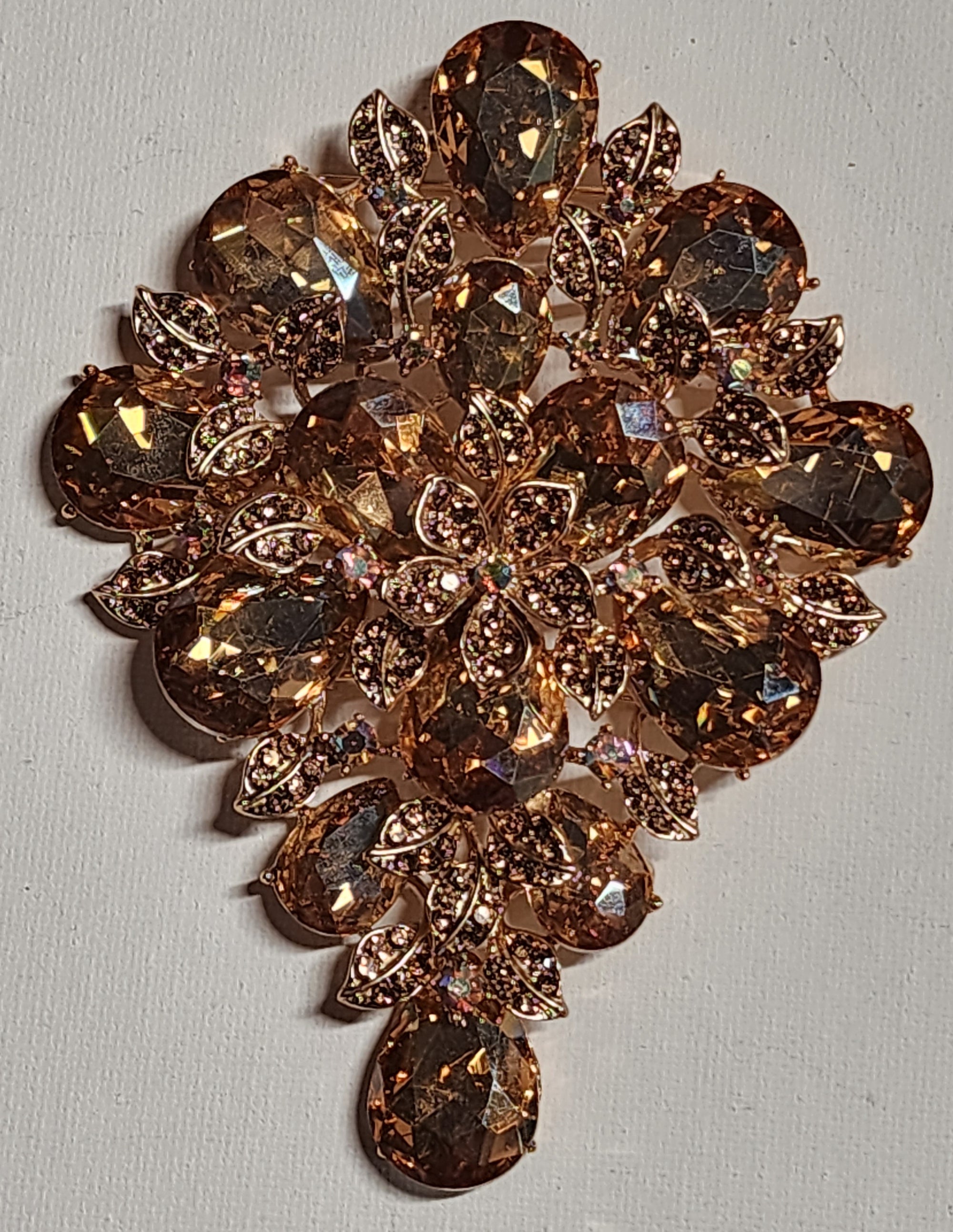 Topaz Bouquet brooch