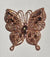 Rose gold butterfly brooch