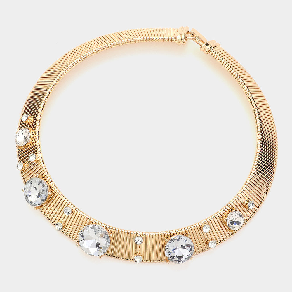 rhinestone choker