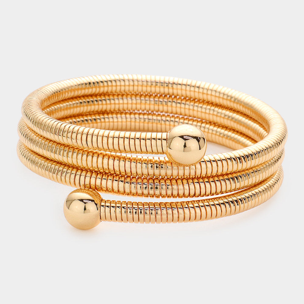 GOLD COIL BRACELET