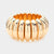 goldtone metal chunky stretch bracelet