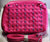 Pink studded bag