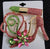 pink & Green heel brooch