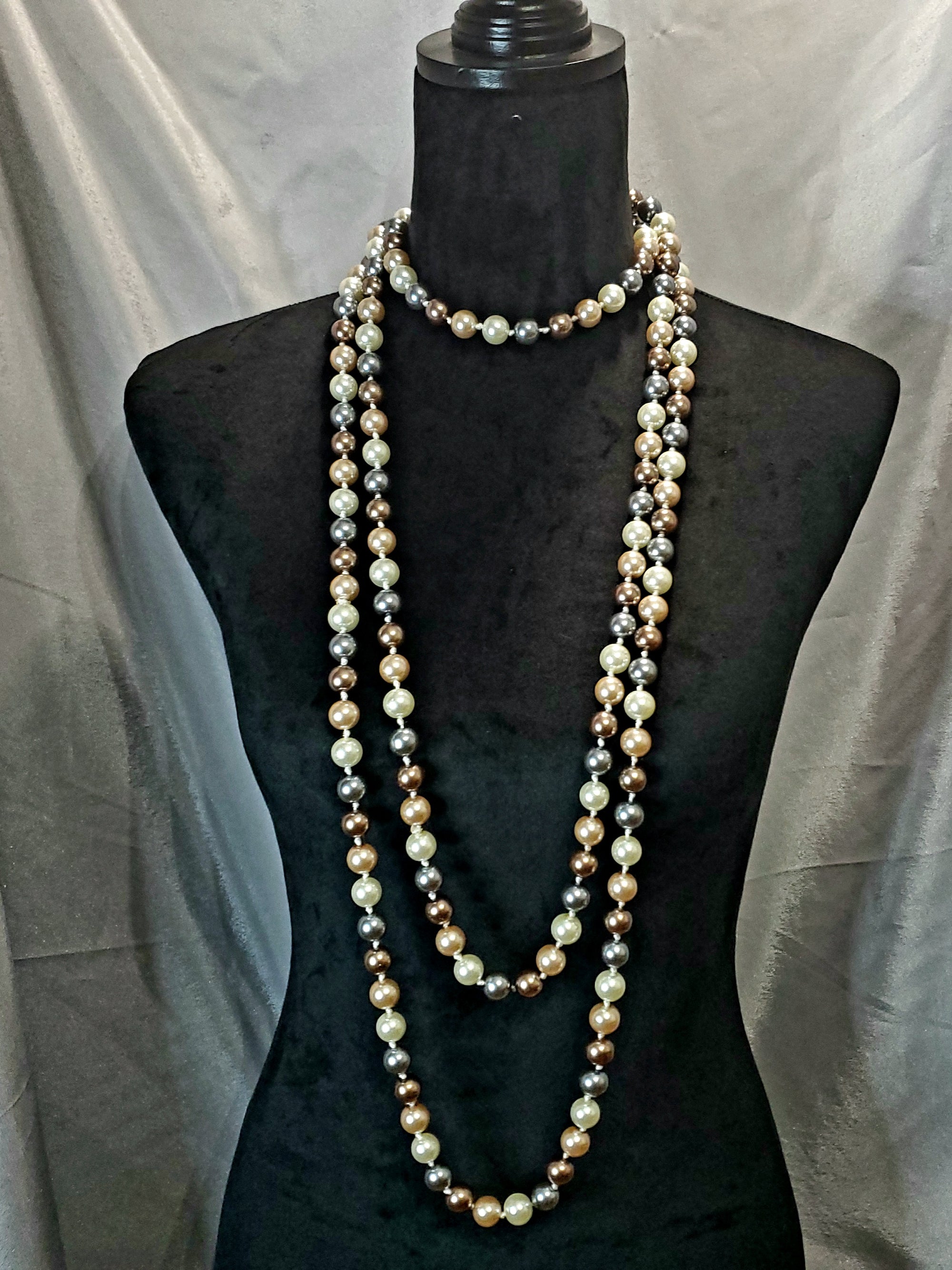 Endless Multi Glass Pearls