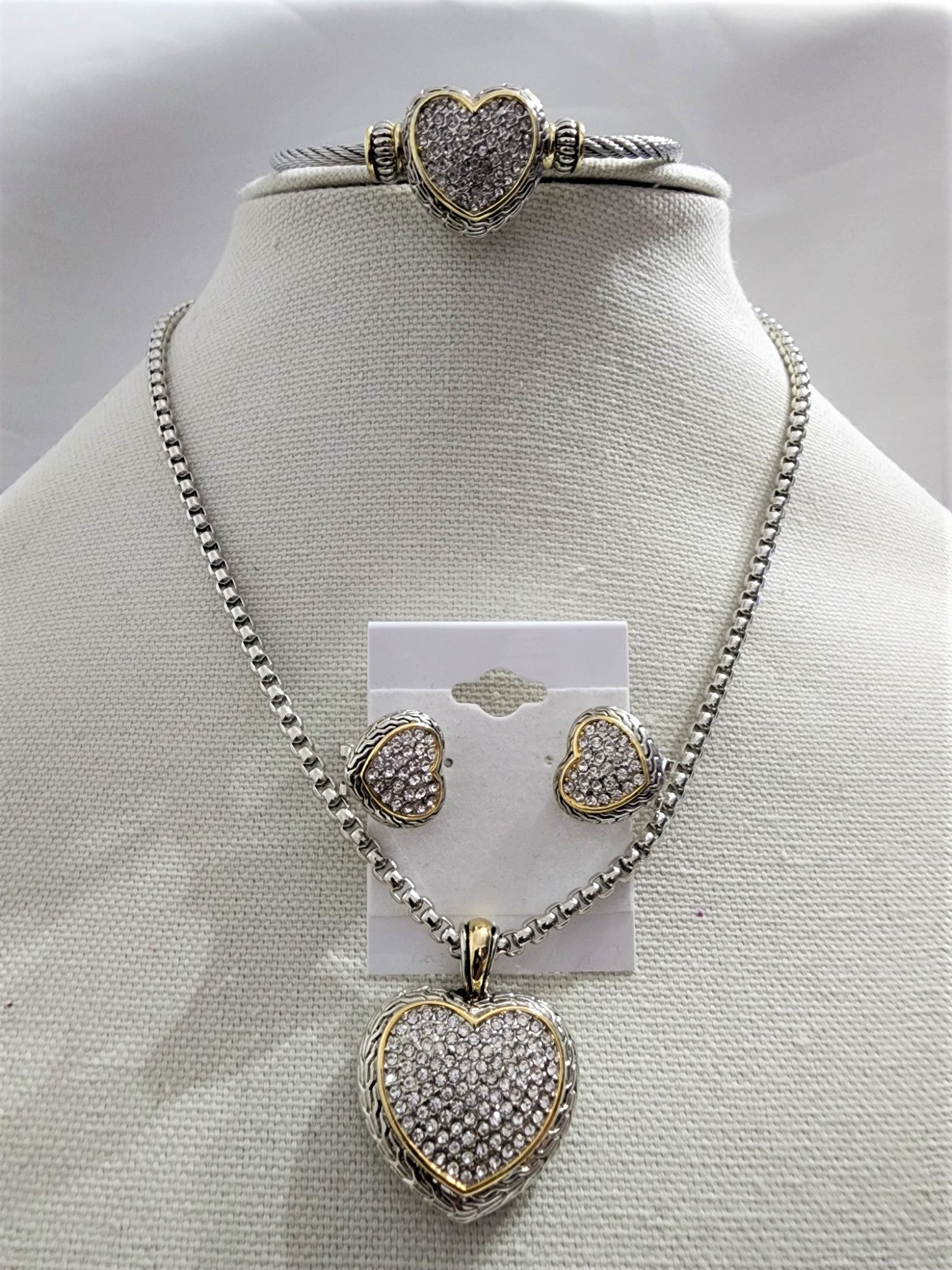 TWO TONE HEART SET