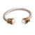 Thick Cable Classic Pearl Bangle