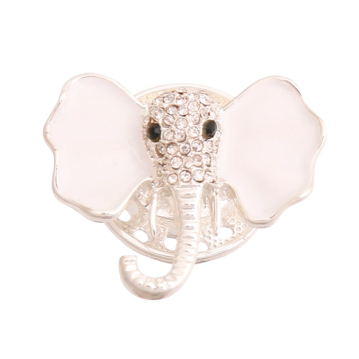 Silver Elephant Magnetic Pin