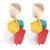 Multi Petal Gold Earrings