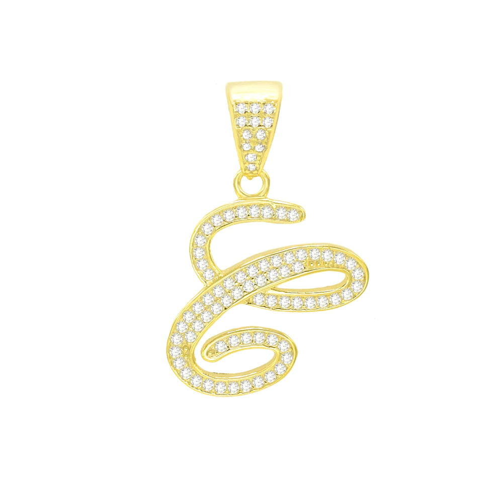 Bling initial Pendant