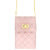 Pink Quilted Cellphone Crossbody