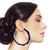 Twisted Tube Royal Blue Hoops