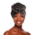 Cheetah Print Flower Knot Turban