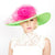 Pink and Green Floral Church Hat