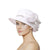 White Braided Knot Church Hat