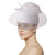 White Feather Birdcage Pill Hat