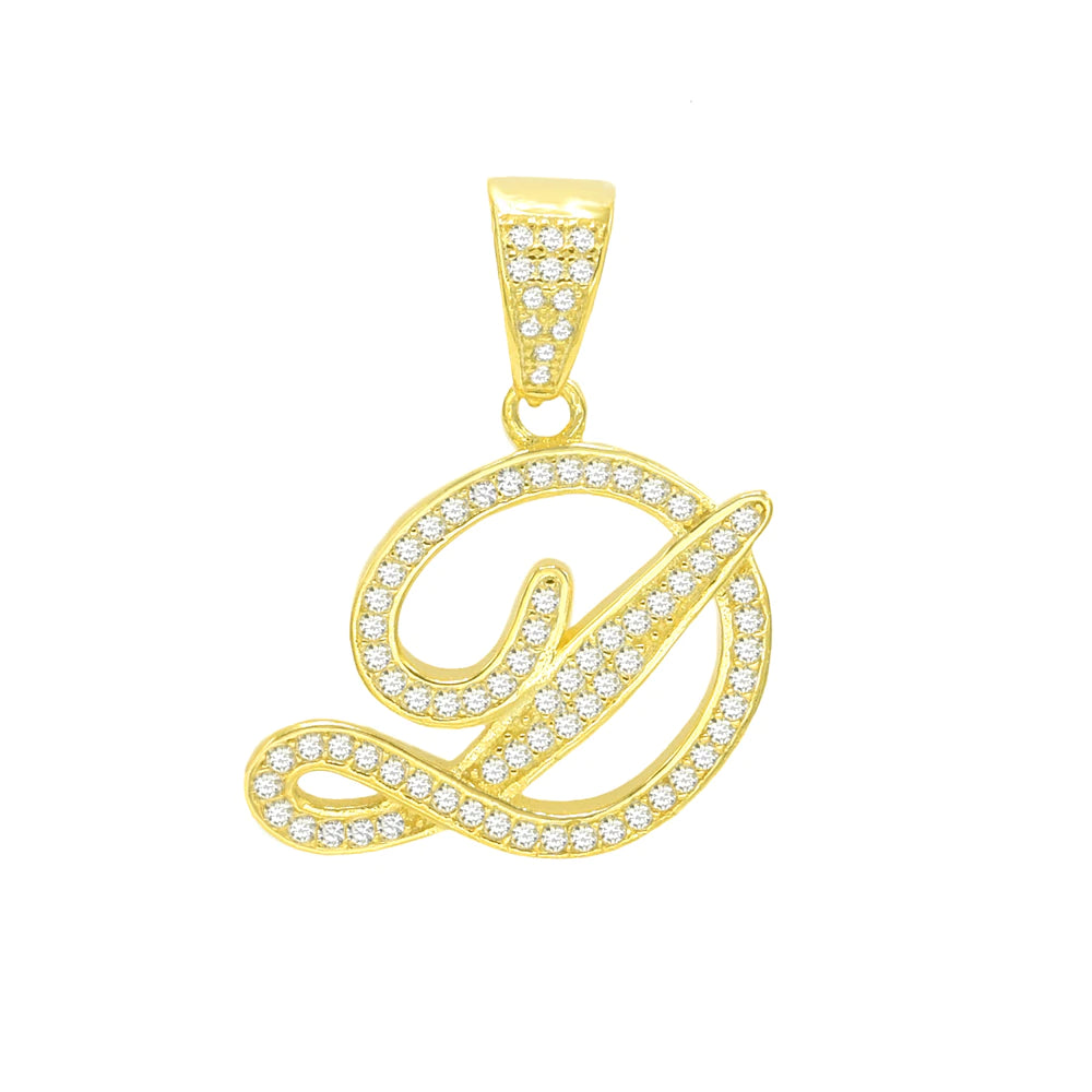 Bling initial Pendant
