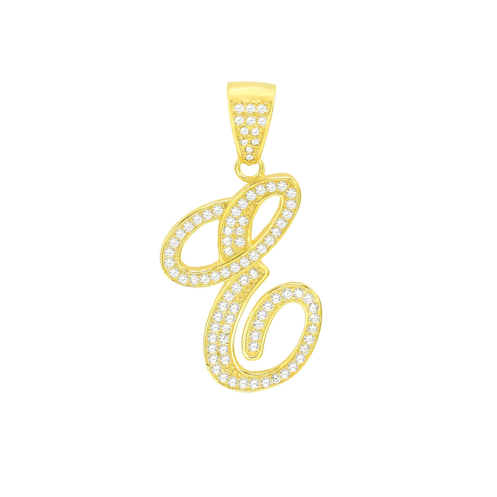 Bling initial Pendant