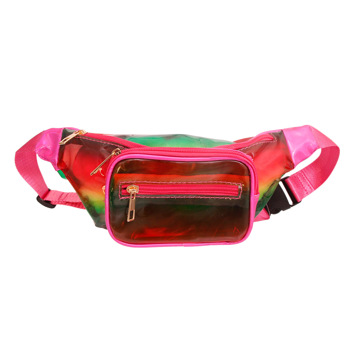 Rainbow Clear Fanny Pack