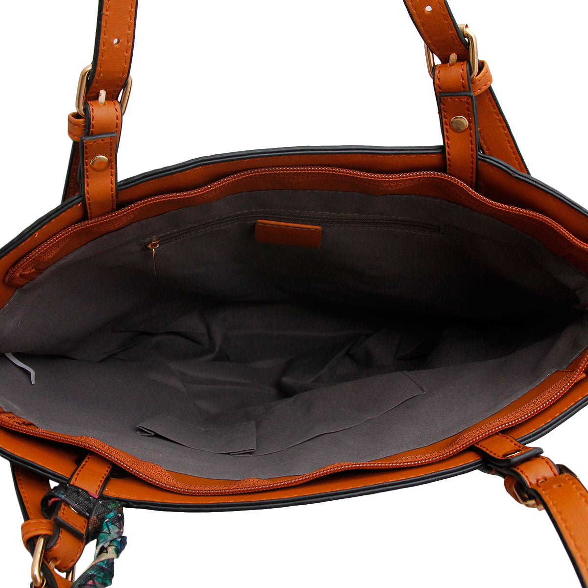 Navy Painted Flower Tote Bag Set