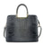 Gray Croc Tote Bag