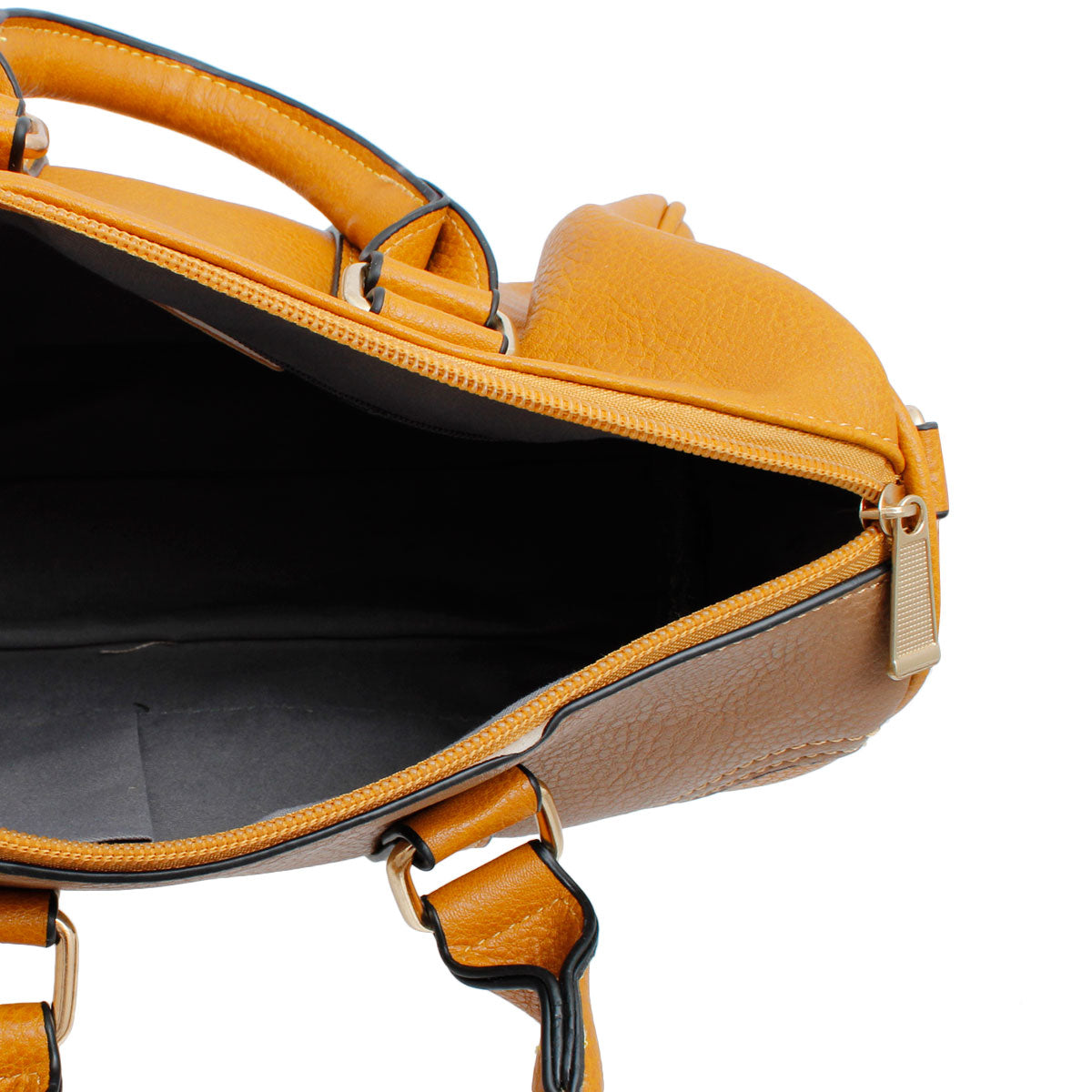 Dripping Camel Mini Duffel Handbag
