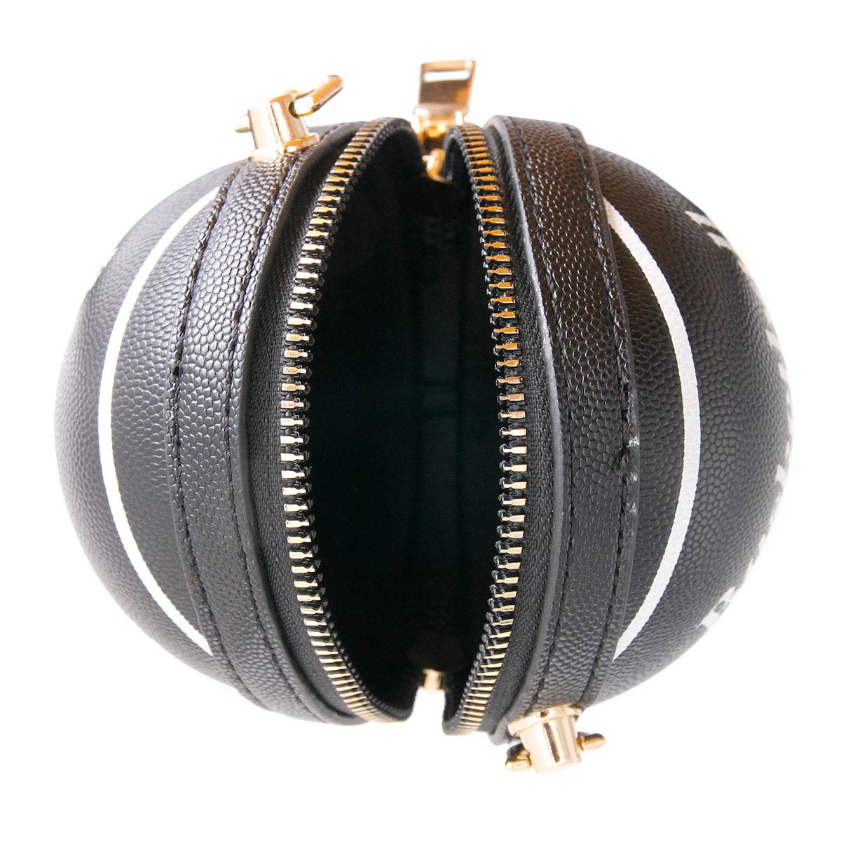 Black Mini Basketball Crossbody