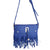 Soft Blue Fringe Crossbody Bag