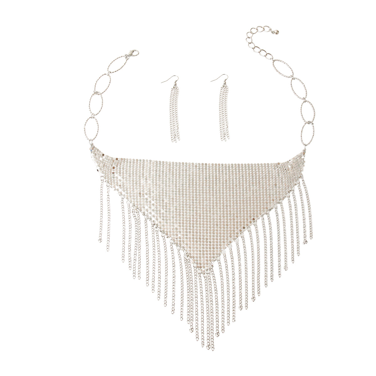 Metal Bandana Necklace Set