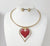 Gold heart set