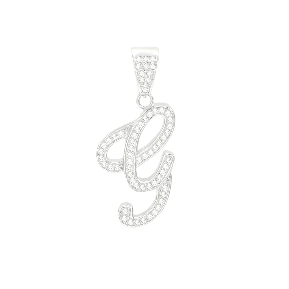 Bling initial Pendant