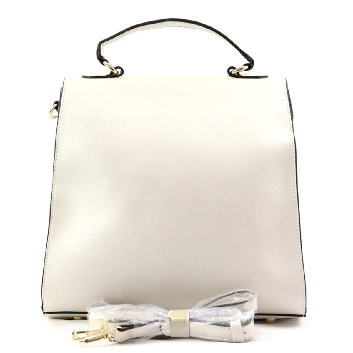 Cream Rhinestone DEALER Handbag