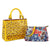 Yellow Laser Cut Tote Bag Set