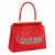 Red Quilted Queen Tote Handbag