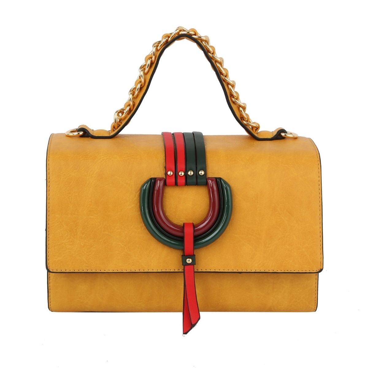 Royal Blue Leather Designer Satchel Set