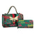 Designer Green Graffiti Satchel Bag Set