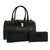 Black Croc  Doctor Handbag Set