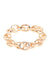 Gold stretch link bracelet