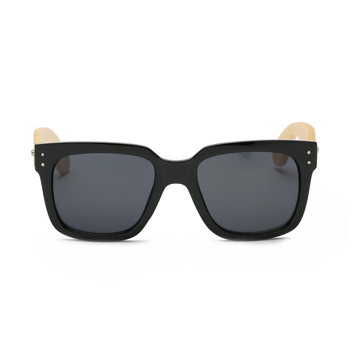 Black Wooden Wayfarer Glasses