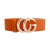 Camel and Gold G Designer Belt