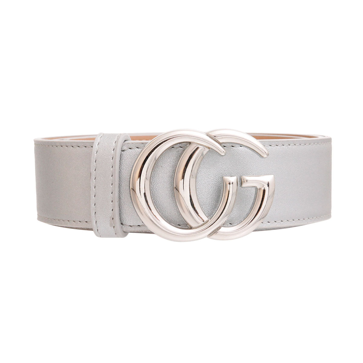 Silver and Silver G Designer Belt