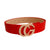 Red and Rhinestone Gold CG Belt