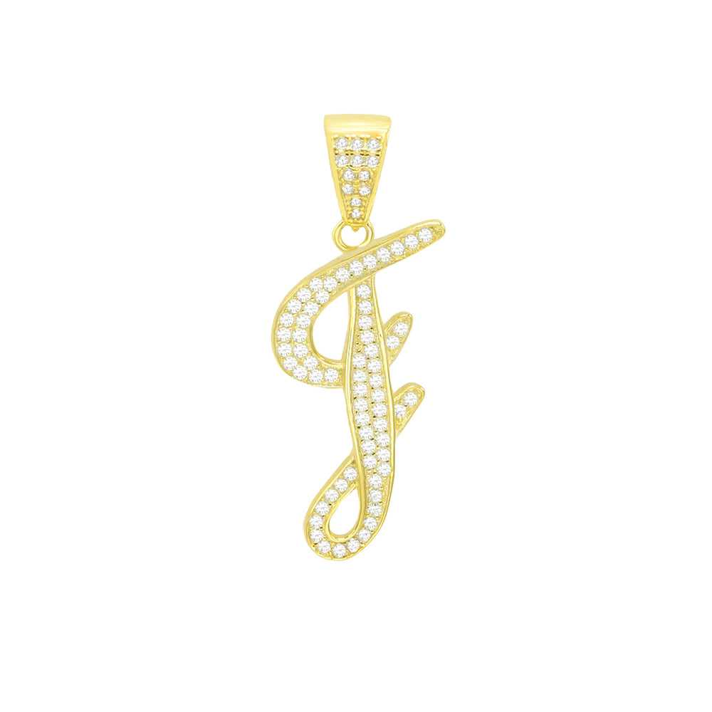 Bling initial Pendant
