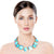 Blue Various Crystal Collar Set