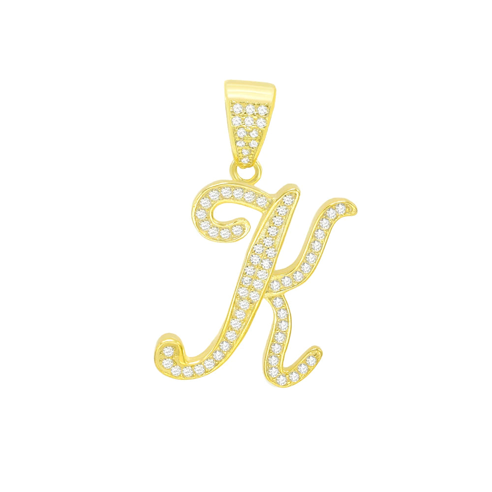 Bling initial Pendant