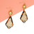 Gold Filigree Tortoiseshell Earrings