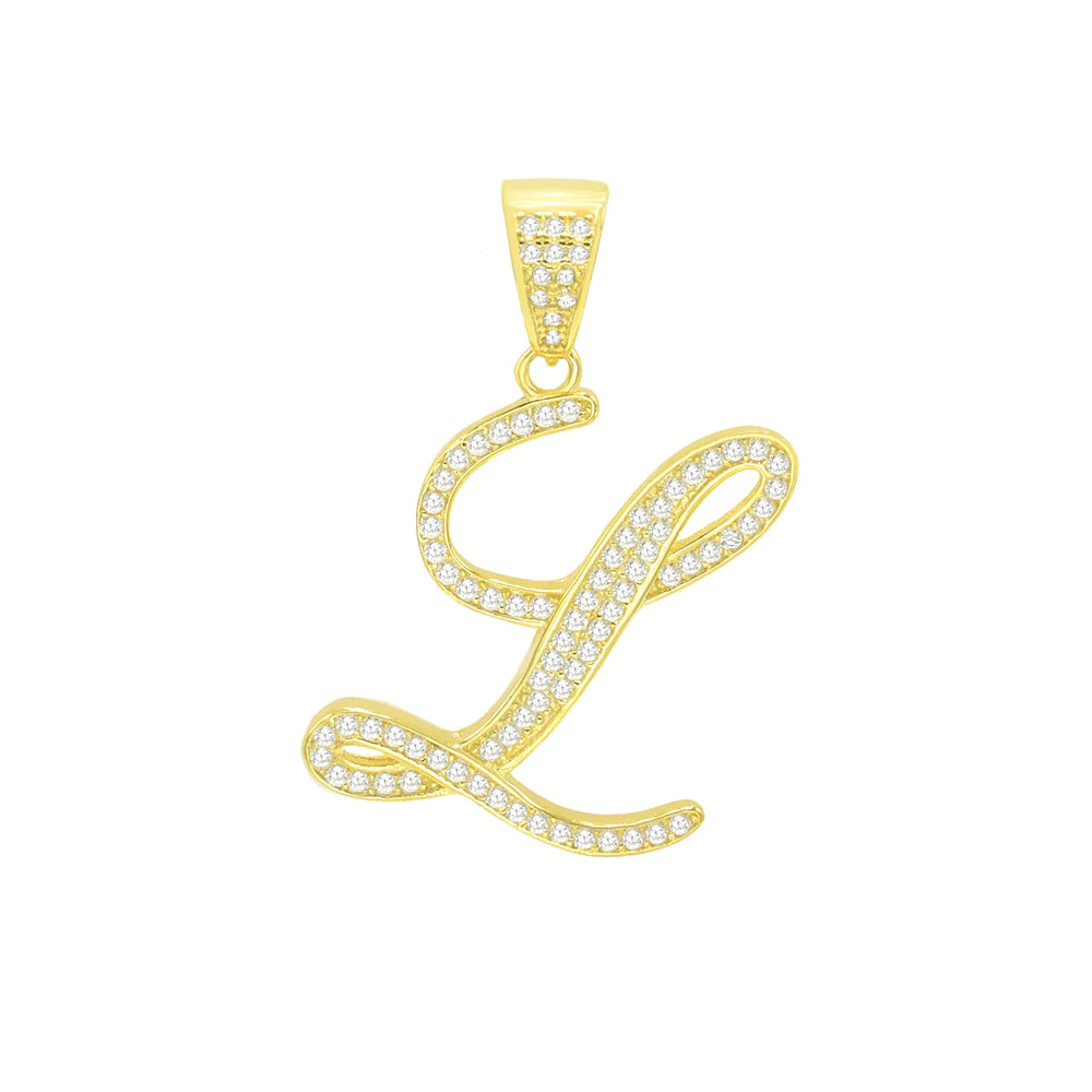 Bling initial Pendant