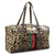 Leopard Print Trolley Weekender Duffel