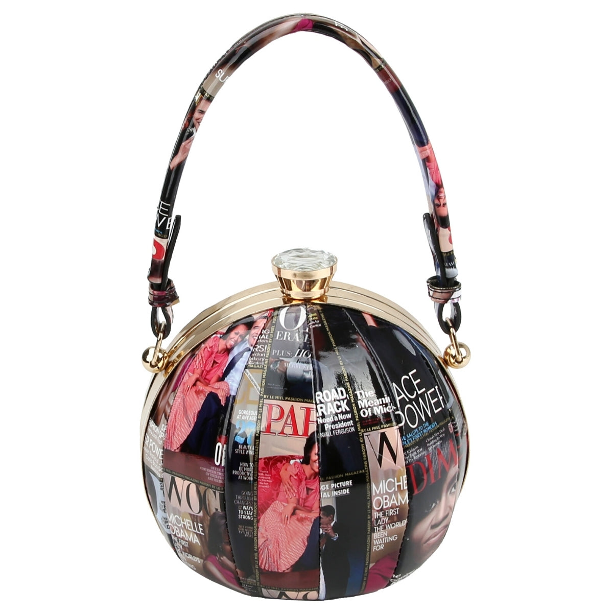 Multi Color Obama Round Ball Bag