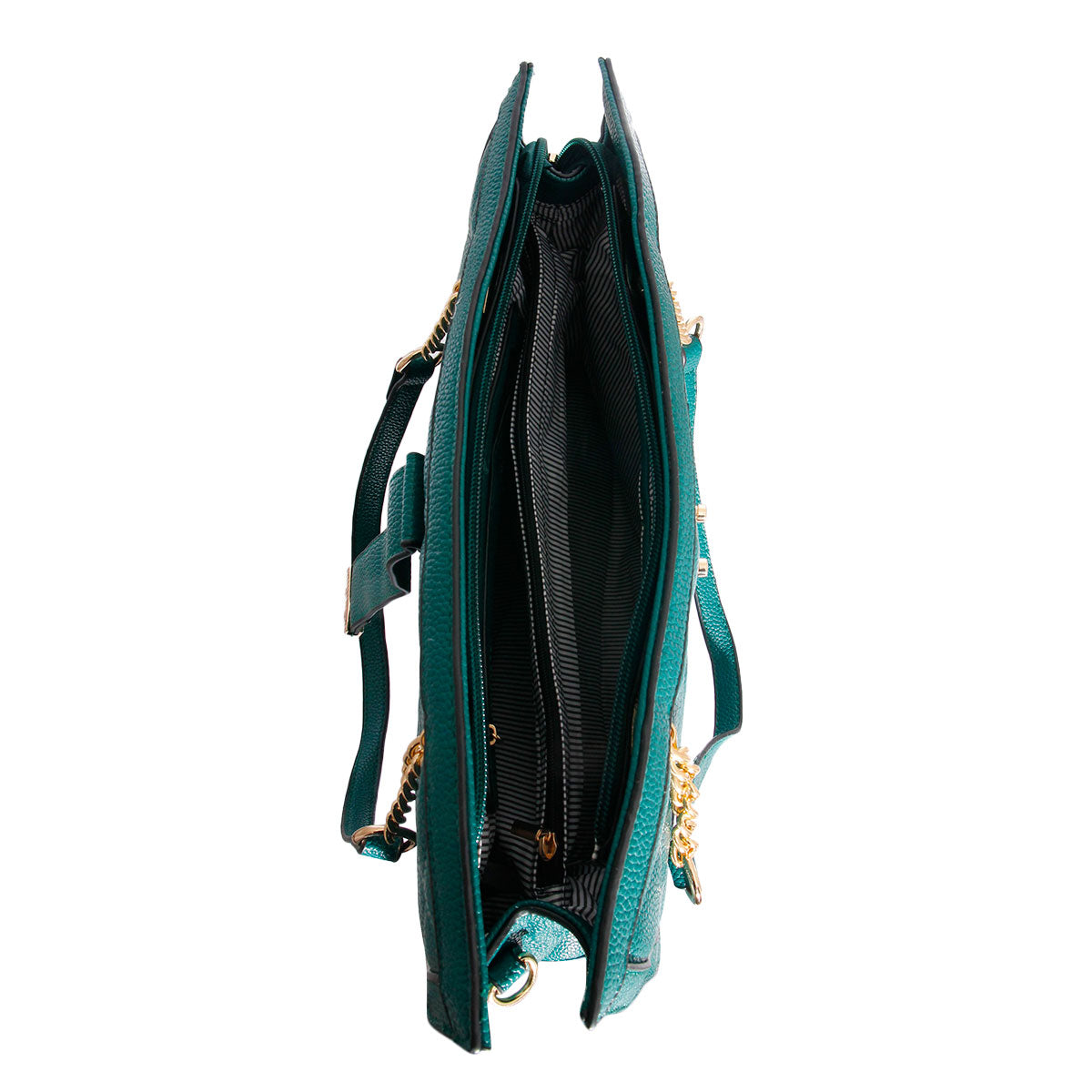 Soft Green Quilted Tote Handbag Set