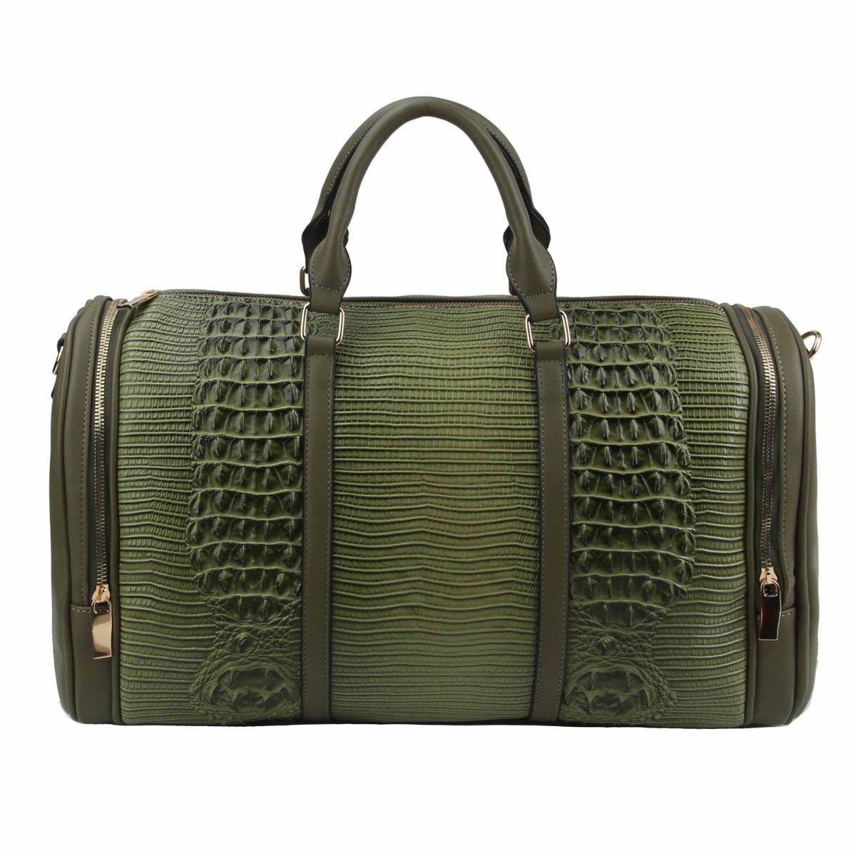 Olive Side Pocket Duffel